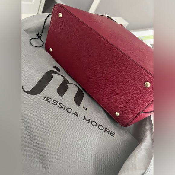 Jessica Moore Lux Handbag Berry JM-350BE - Picture 4 of 6